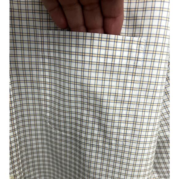 Brooks Bros. Plaid Button Up Shirt Traditional Size 16 1/2-35 Supima Cotton NWOT - Picture 4 of 8